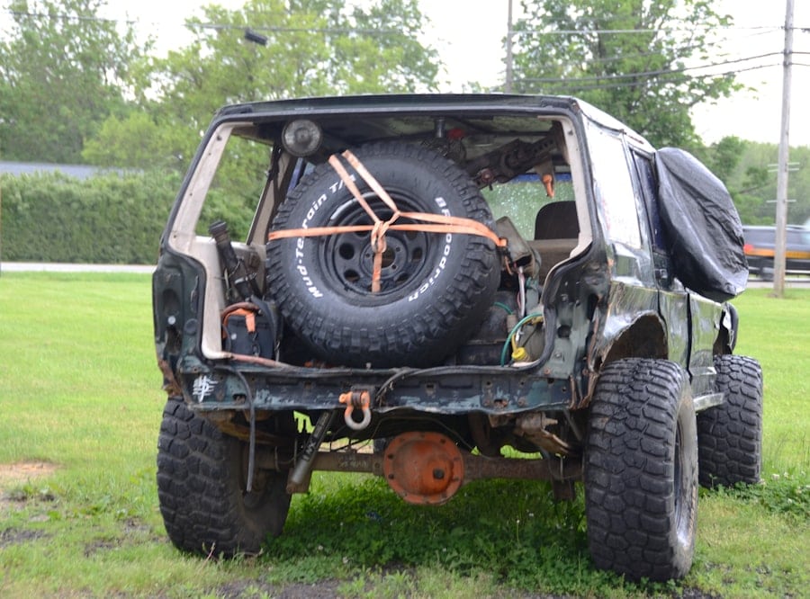 Jeep Cherokee wreck
