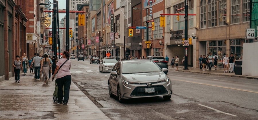 Photo totaled car Toronto